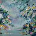 BIRD SONG 96X144cms. SOLD