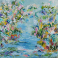 ITS A BEAUTIFUL DAY 90x90cms SOLD