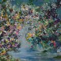 FIREFLIES  Acrylic on canvas 90x0cms SOLD